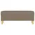 Produktbild 3 för Bänk taupe 100x35x41 cm tyg