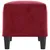Produktbild 4 för Bänk vinröd 70x35x41 cm sammet