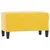 Produktbild 2 för Bänk gul 70x35x41 cm sammet