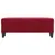 Produktbild 3 för Bänk vinröd 100x35x41 cm sammet
