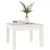 Produktbild 3 för Soffbord vit 45x45x30 cm massiv furu