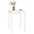 Produktbild 6 för Matbord vit 55x55x75 cm massivt furuträ