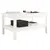 Produktbild 6 för Soffbord vit 80x50x40 cm massivt furu