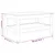 Produktbild 8 för Soffbord vit 80x50x40 cm massivt furu