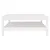 Produktbild 3 för Soffbord vit 100x100x40 cm massivt furu