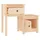 Sängbord 79,5x38x65,5 cm massiv furu