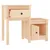 Produktbild 4 för Sängbord 2 st 79,5x38x65,5 cm massiv furu