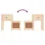 Produktbild 6 för Sängbord 2 st 79,5x38x65,5 cm massiv furu
