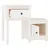 Produktbild 4 för Sängbord 2 st vit 79,5x38x65,5 cm massiv furu