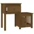 Produktbild 4 för Sängbord 2 st honungsbrun 79,5x38x65,5 cm massiv furu
