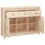 Produktbild 8 för Skänk vit 100x35x74,5 cm massiv furu