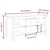 Produktbild 10 för Tv-bänk honungsbrun 103x36,5x52 cm massiv furu