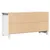 Produktbild 7 för Tv-bänk vit 103x36,5x52 cm massiv furu