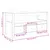 Produktbild 11 för Soffbord vit 102x49x55 cm massiv furu