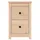 Sängbord 2 st 40x35x61,5 cm massiv furu