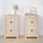 Sängbord 2 st 40x35x61,5 cm massiv furu
