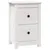 Produktbild 2 för Sängbord vit 40x35x61,5 cm massiv furu