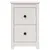 Produktbild 3 för Sängbord vit 40x35x61,5 cm massiv furu