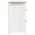 Sängbord vit 40x35x61,5 cm massiv furu