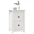 Produktbild 7 för Sängbord vit 40x35x61,5 cm massiv furu