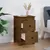 Produktbild 6 för Sängbord honungsbrun 40x35x61,5 cm massiv furu