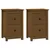 Produktbild 2 för Sängbord 2 st honungsbrun 40x35x61,5 cm massiv furu