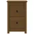 Produktbild 3 för Sängbord 2 st honungsbrun 40x35x61,5 cm massiv furu