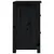 Produktbild 5 för Sängbord svart 40x35x61,5 cm massiv furu