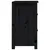 Produktbild 5 för Sängbord 2 st svart 40x35x61,5 cm massiv furu