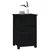 Produktbild 8 för Sängbord 2 st svart 40x35x61,5 cm massiv furu