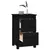 Produktbild 9 för Sängbord 2 st svart 40x35x61,5 cm massiv furu
