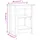 Sängbord 40x35x55 cm massivt furuträ