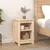 Produktbild 8 för Sängbord 2 st 40x35x55 cm massivt furuträ