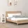 Sängbord 2 st vit 40x35x55 cm massiv furu