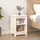 Sängbord 2 st vit 40x35x55 cm massiv furu