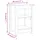 Sängbord 2 st vit 40x35x55 cm massiv furu