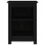 Produktbild 4 för Sängbord 2 st svart 40x35x55 cm massiv furu