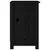 Produktbild 5 för Sängbord 2 st svart 40x35x55 cm massiv furu