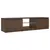 Produktbild 7 för TV-bänk med LED-belysning brun ek 140x40x35,5 cm