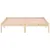 Produktbild 5 för Sängram utan madrass 152x203 cm massiv furu Queen