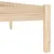 Produktbild 7 för Sängram utan madrass 193x203 cm massiv furu king