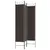 Produktbild 4 för Rumsavdelare 3 paneler brun 120x200 cm tyg