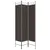 Produktbild 5 för Rumsavdelare 3 paneler brun 120x200 cm tyg