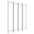 Produktbild 2 för Rumsavdelare 4 paneler vit 160x200 cm tyg