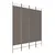 Produktbild 3 för Rumsavdelare 4 paneler antracit 160x200 cm tyg