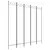 Produktbild 2 för Rumsavdelare 5 paneler vit 200x200 cm tyg