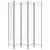 Produktbild 4 för Rumsavdelare 5 paneler vit 200x200 cm tyg