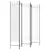 Produktbild 5 för Rumsavdelare 5 paneler vit 200x200 cm tyg