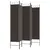 Produktbild 5 för Rumsavdelare 5 paneler brun 200x200 cm tyg