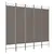 Produktbild 2 för Rumsavdelare 5 paneler antracit 200x200 cm tyg